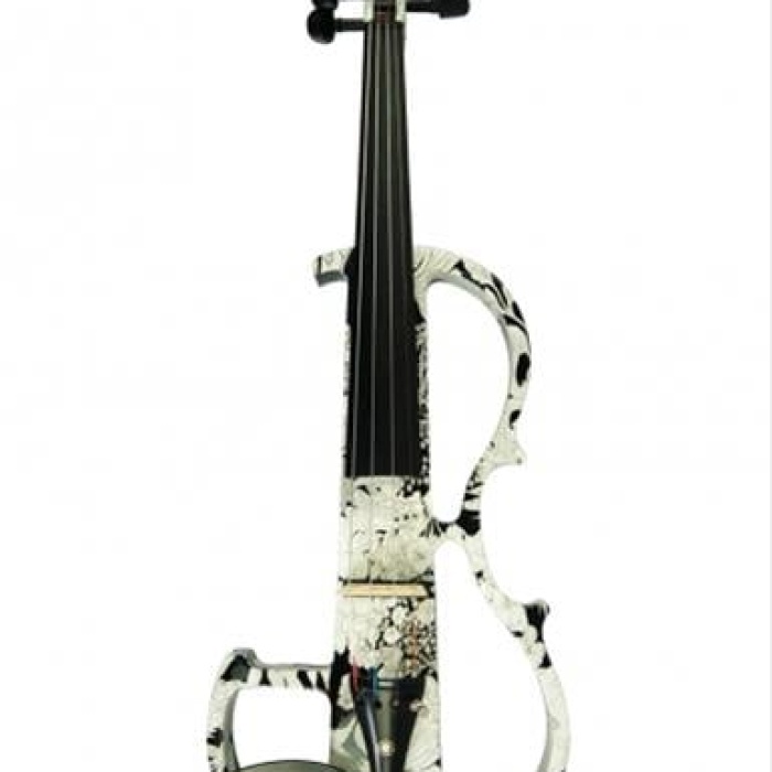 Kinglos KNG DSG-1310 4/4 Elektro Keman Seti (Orta/Profesyonel Seviye) | Modern Gövde Tasarımı, Aktif Manyetik Sistem, Kulaklık Çıkışı, Arşe ve Sert Taşıma Kutusu Dahil